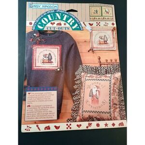 Daisy Kingdom Country Cut Outs Toy Santa Applique Panel Craft Fabric Christmas